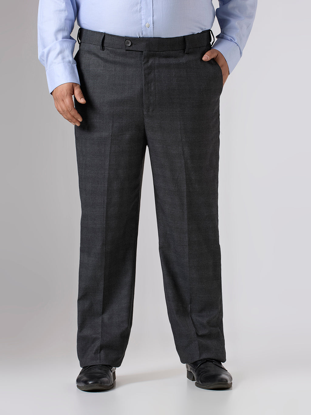 Plus Size Formal Trouser | Dark Grey