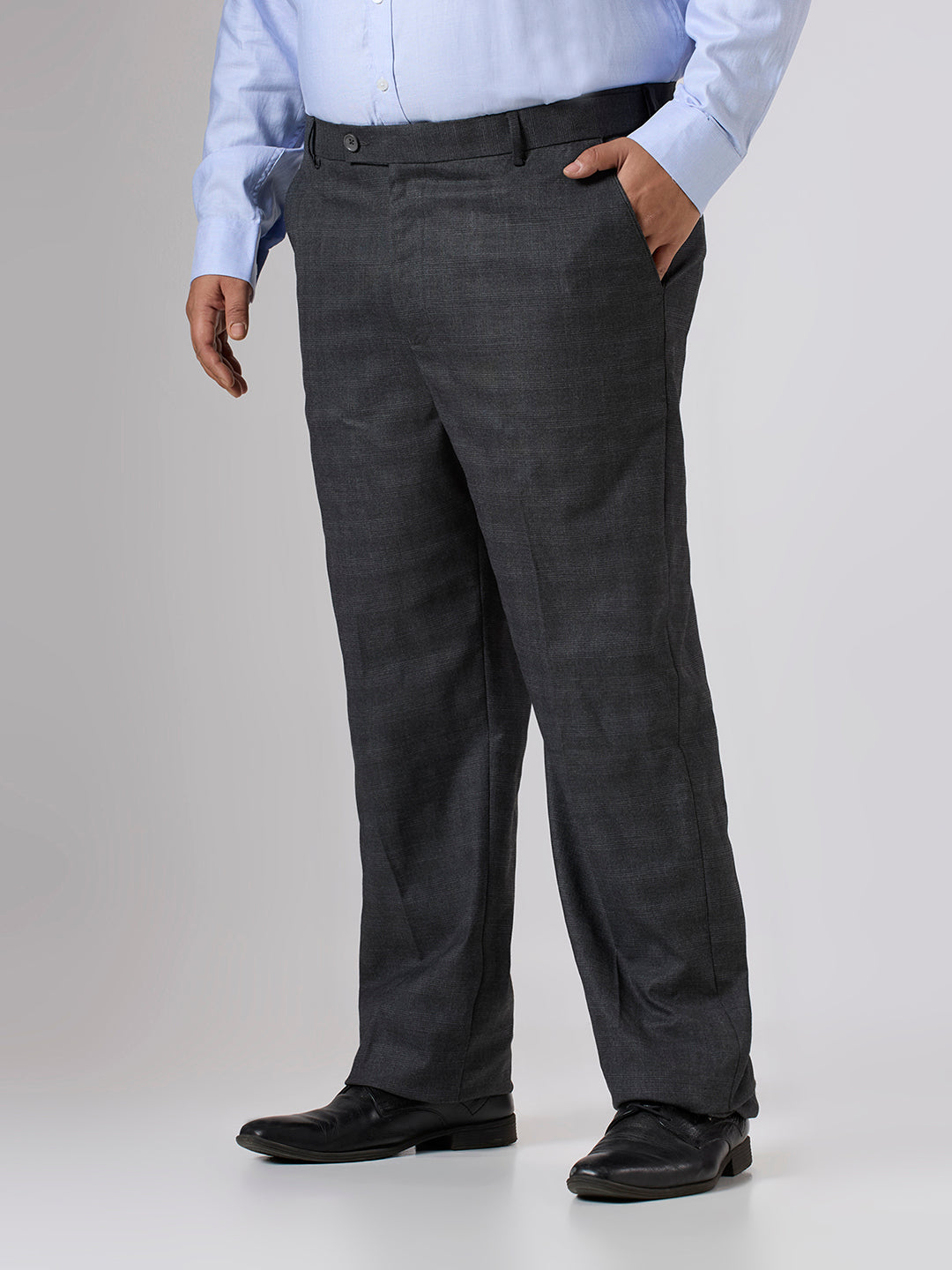 Plus Size Formal Trouser | Dark Grey