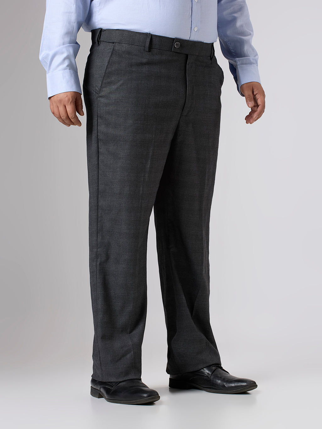 Plus Size Formal Trouser | Dark Grey
