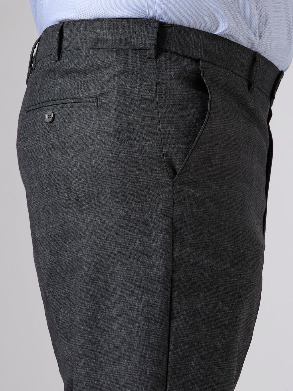Plus Size Formal Trouser | Dark Grey