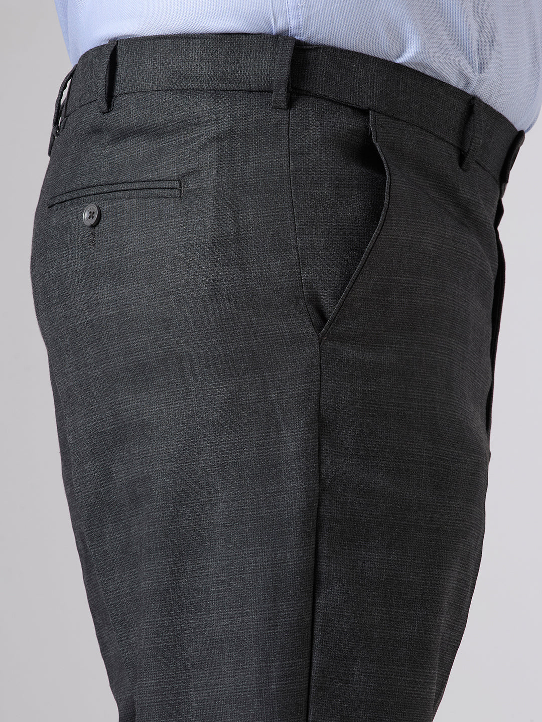 Plus Size Formal Trouser | Dark Grey