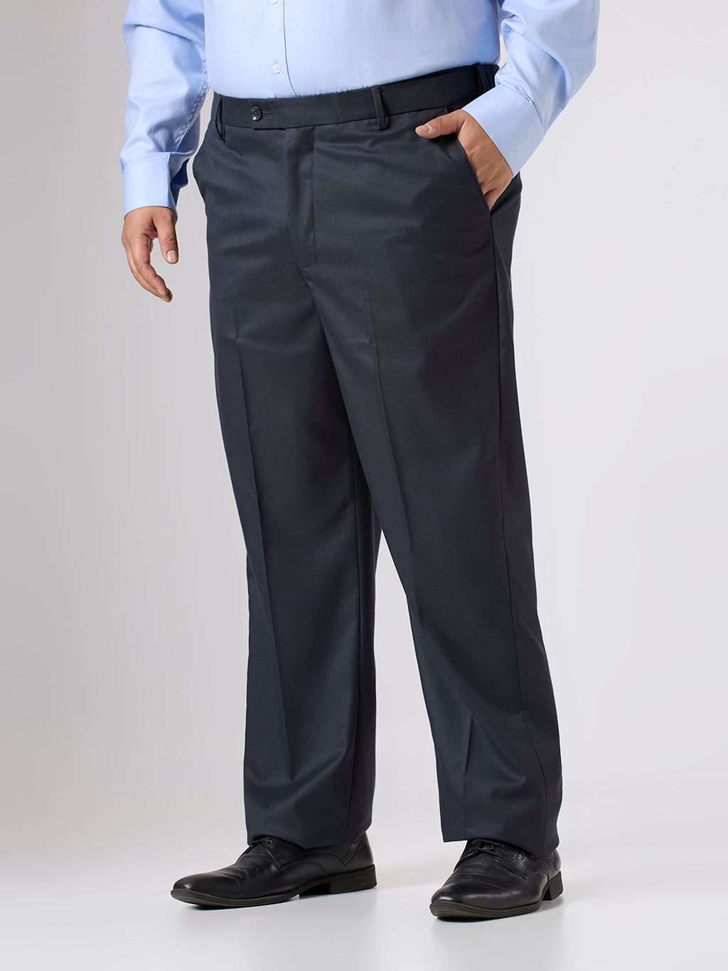 Plus Size Formal Trouser | Charcoal