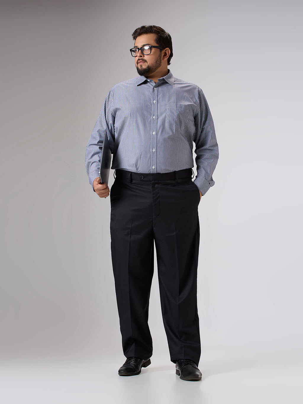 Plus Size Formal Trouser | Black