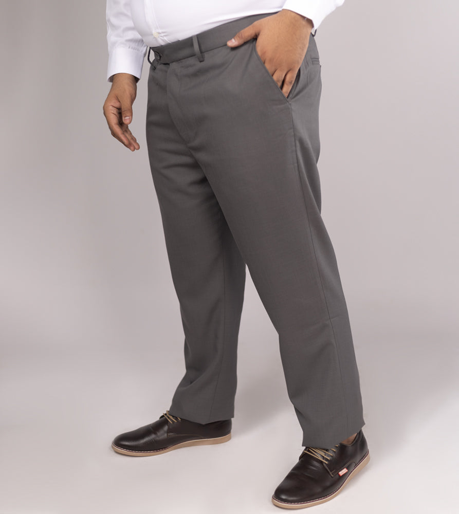 Plus Size Formal Trouser | Grey