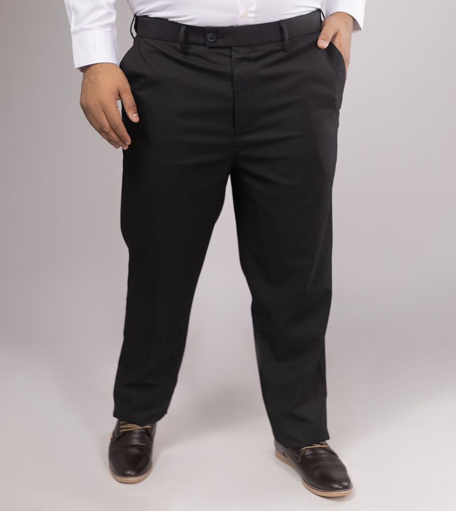 Plus Size Formal Trouser | Black
