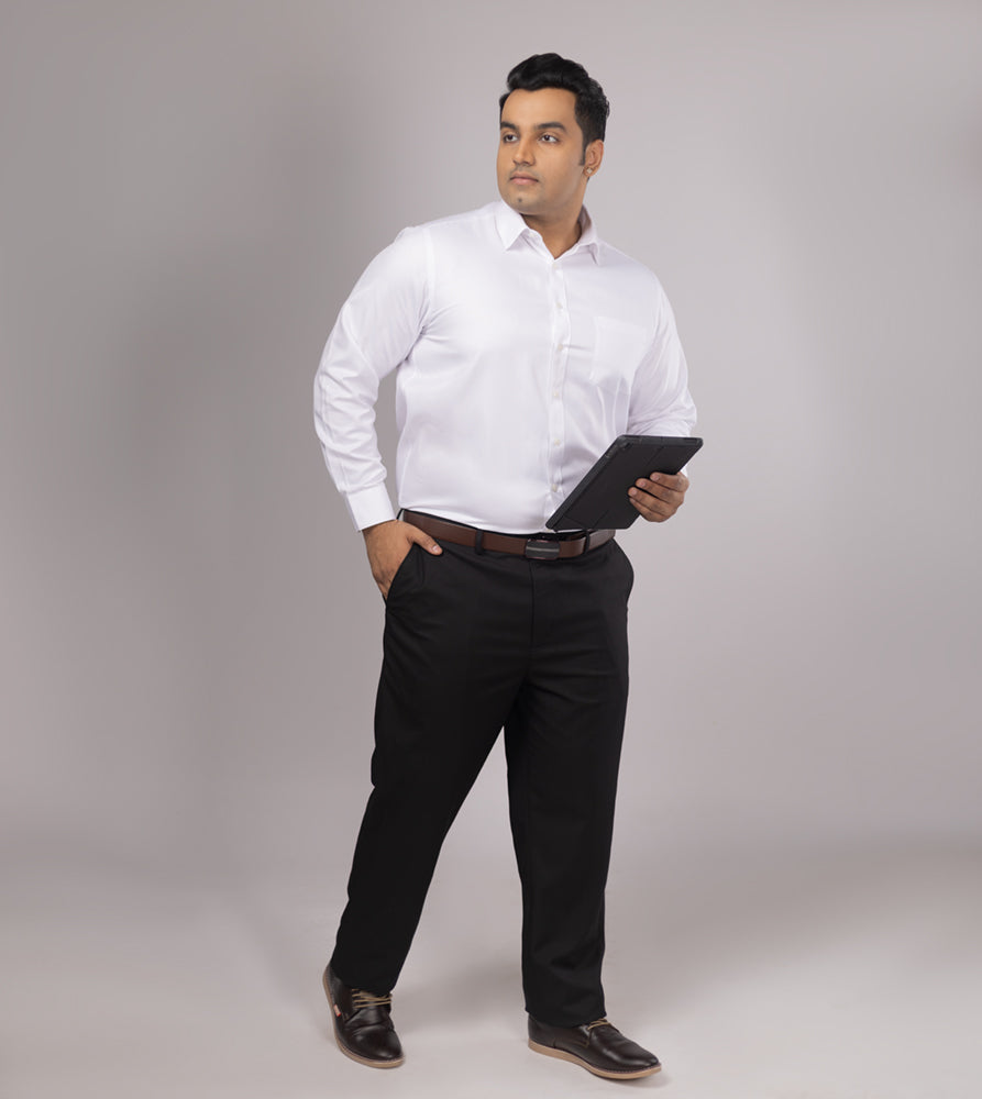 Plus Size Formal Trouser | Black