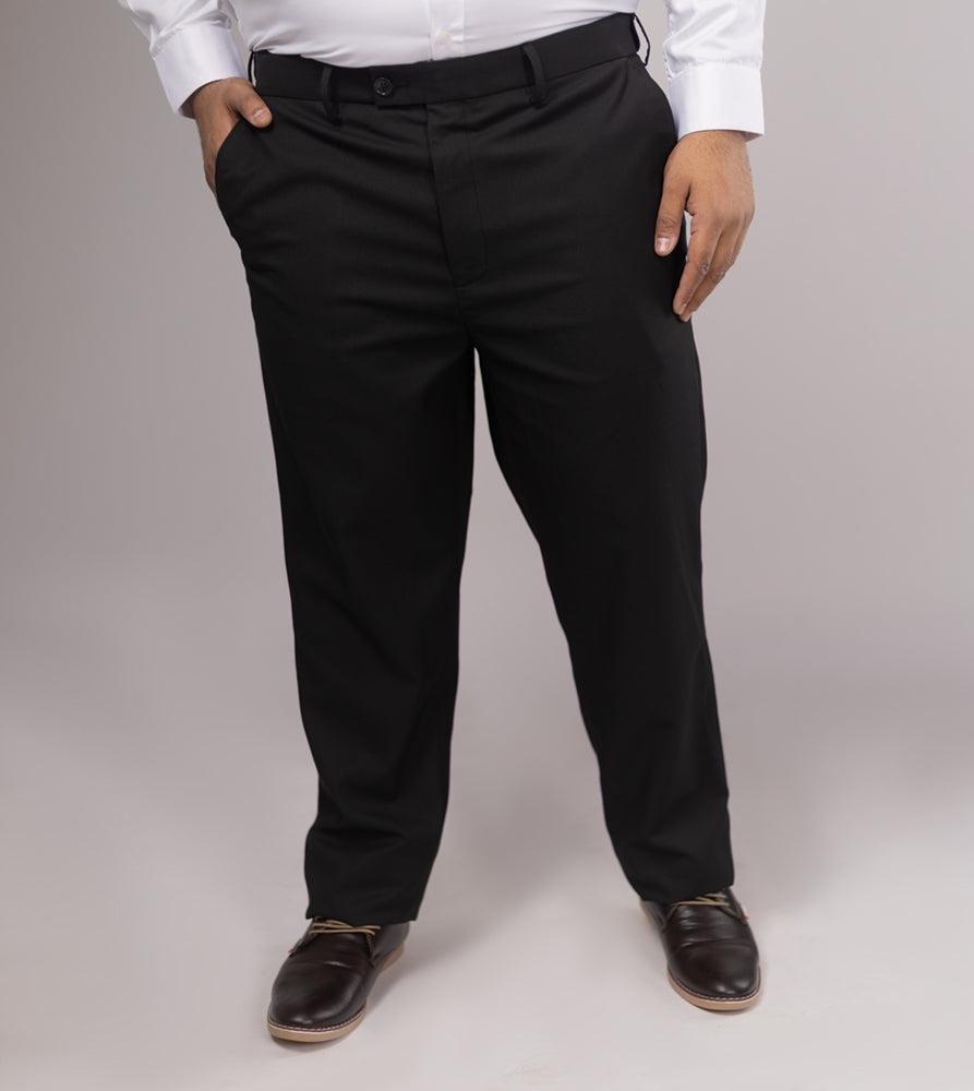 Plus Size Formal Trouser | Black