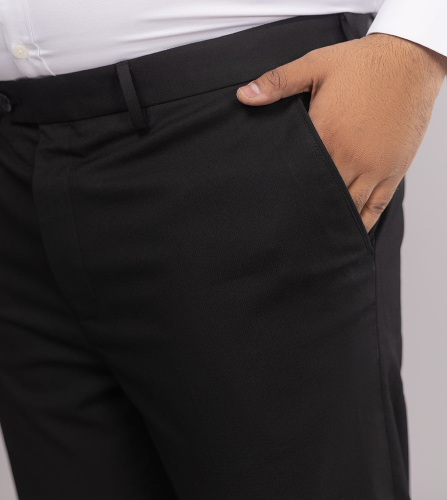 Plus Size Formal Trouser | Black