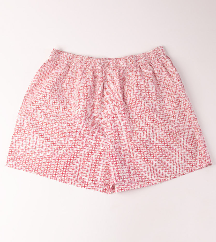 Sizeupp | Plus Size  Boxer For Men | 34" - 38" | 100% Cotton | Print | Red