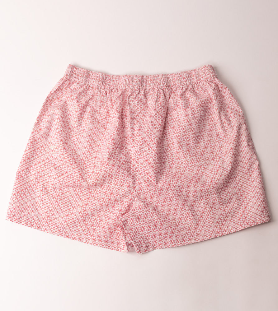 Sizeupp | Plus Size  Boxer For Men | 34" - 38" | 100% Cotton | Print | Red