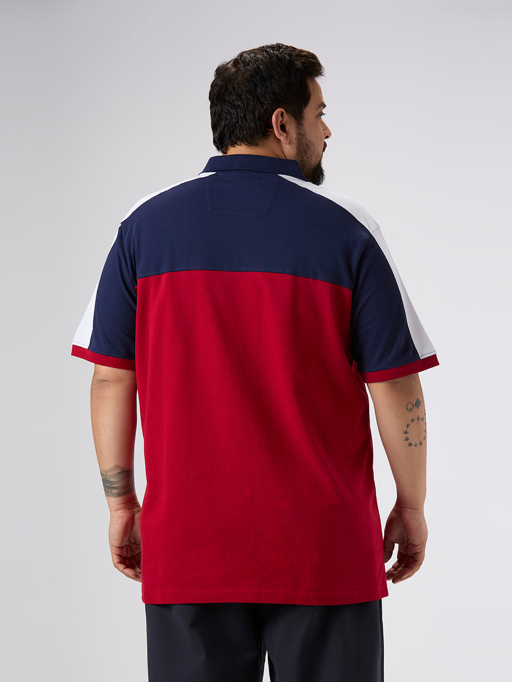 Plus Size Polo T-Shirt | 4XL-10XL | 100% Cotton | Red