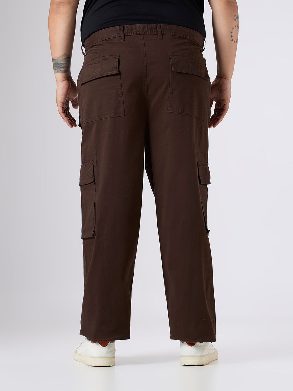 Plus Size Cargo Pant | Brown