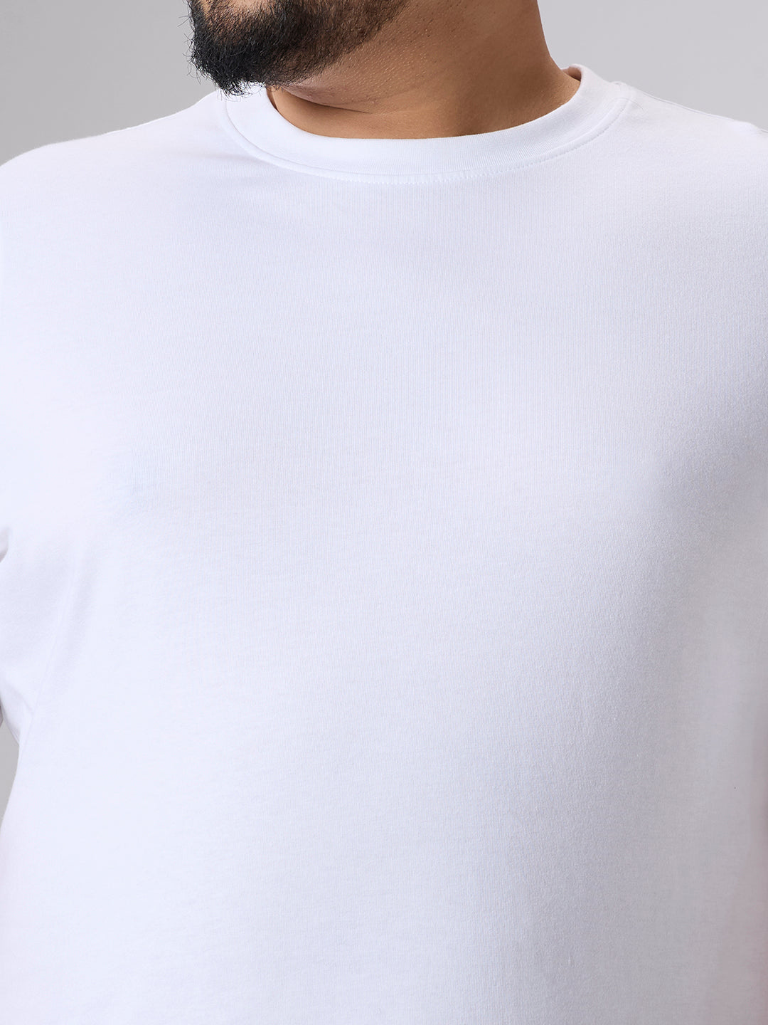 Plus Size Core T-shirt | 4XL-10XL | 100% Cotton | White