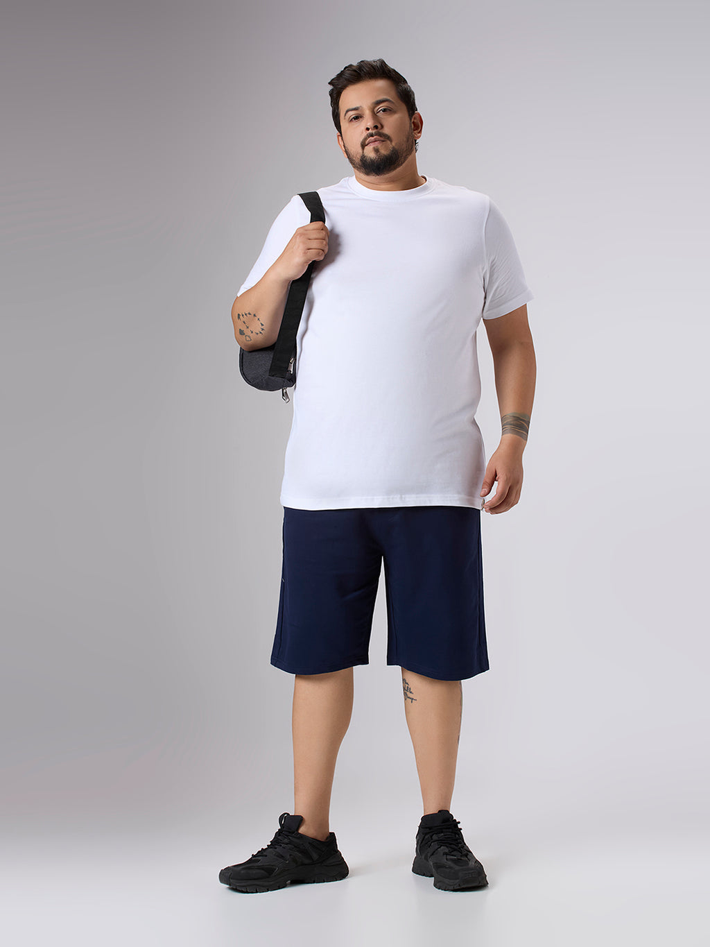 Plus Size Core T-shirt | 4XL-10XL | 100% Cotton | White