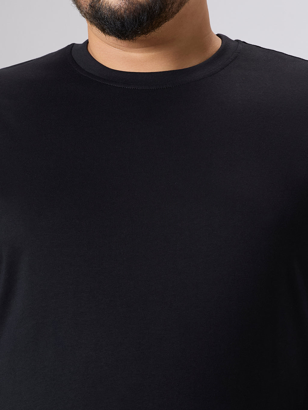 Plus Size Core T-shirt | 4XL-10XL | 100% Cotton | Black