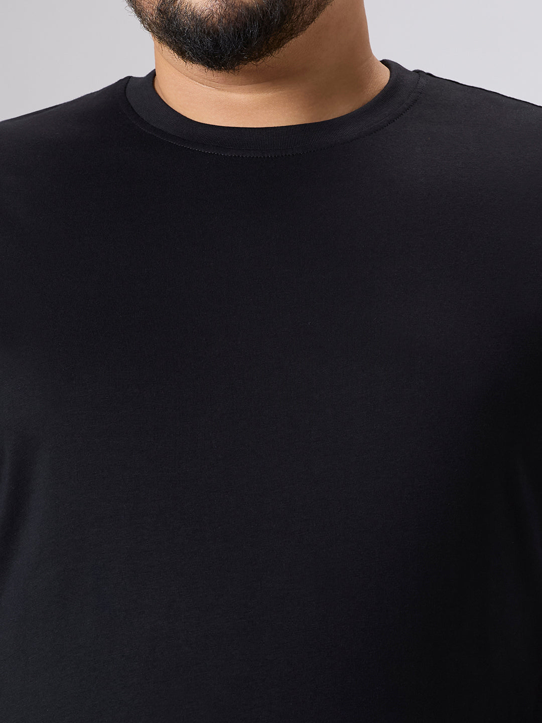 Plus Size Core T-shirt | 4XL-10XL | 100% Cotton | Black