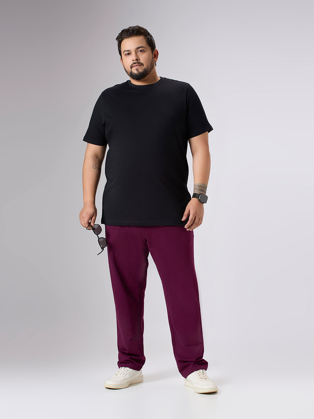 Plus Size Core T-shirt | 4XL-10XL | 100% Cotton | Black