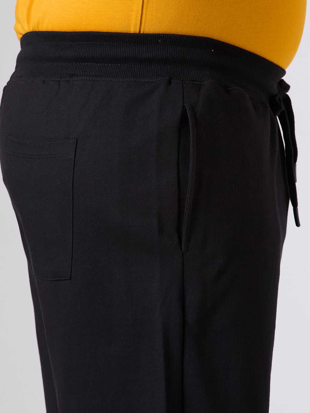 Plus Size Knitted Short | 100% Cotton | Black