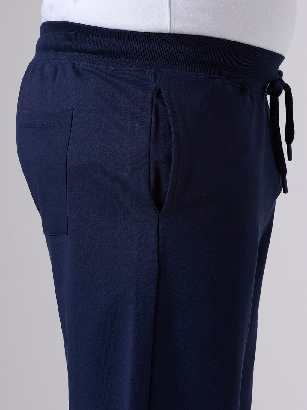 Plus Size Knitted Short | 100% Cotton | Navy