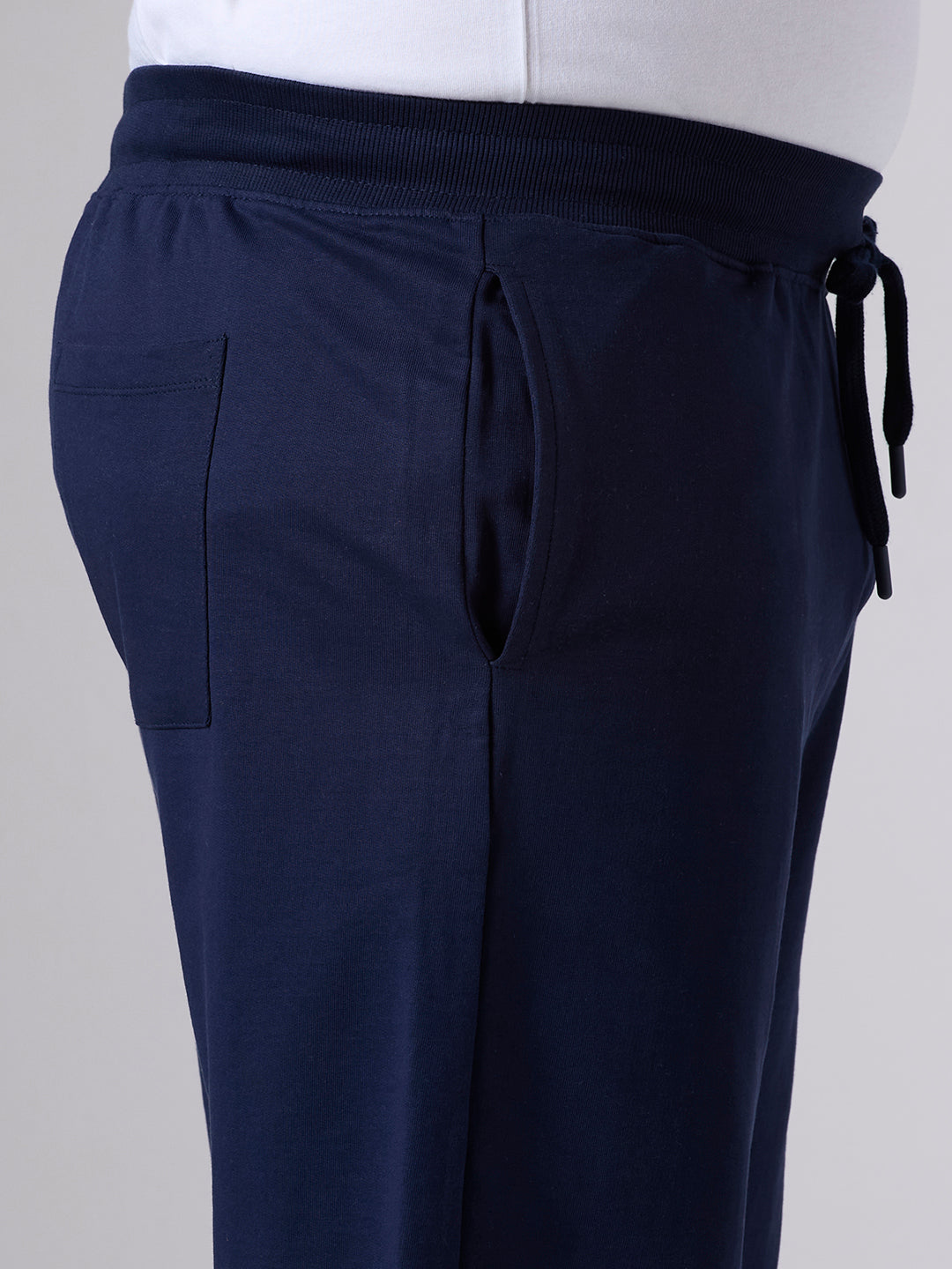 Plus Size Knitted Short | 100% Cotton | Navy