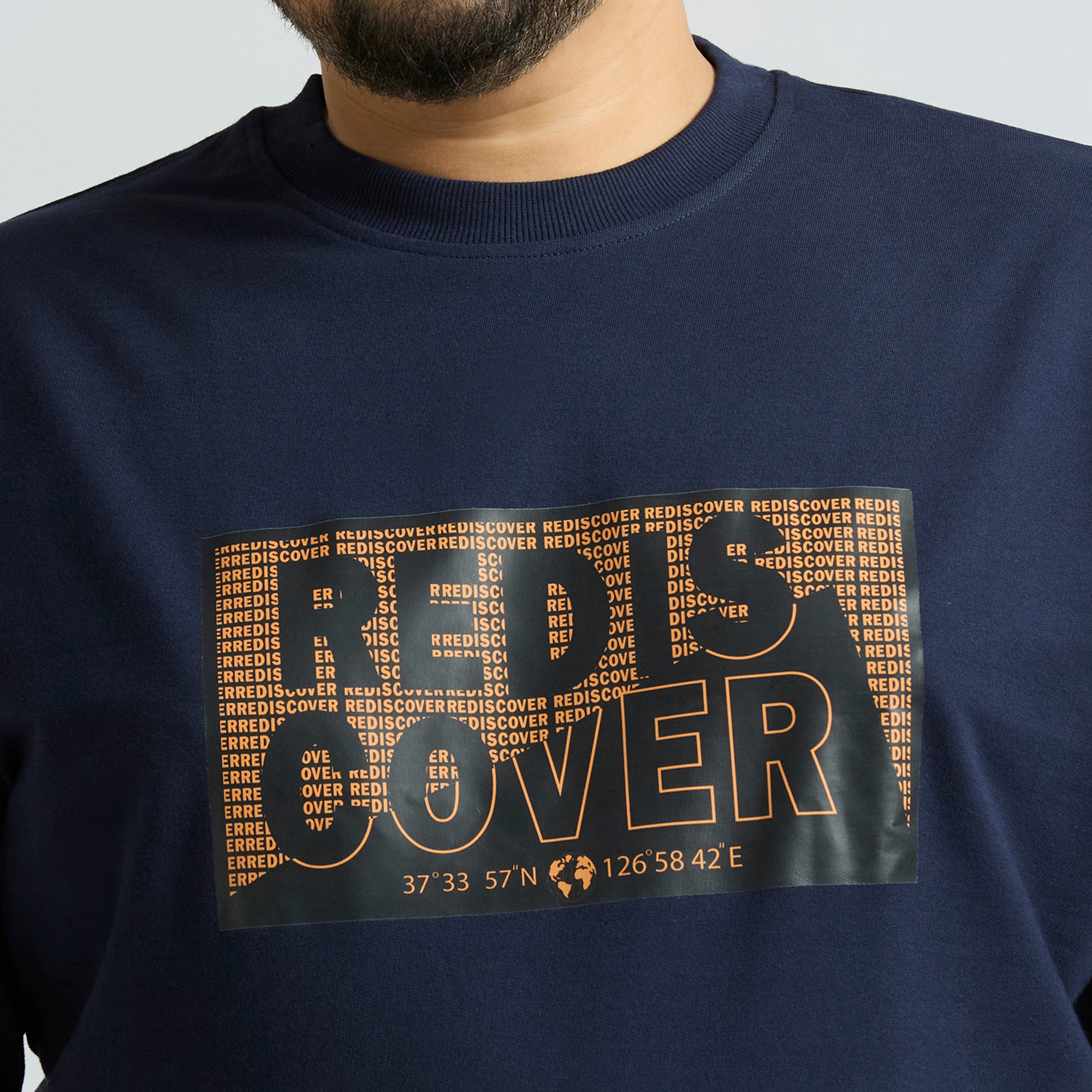 Plus Size Sweatshirt | 4XL - 10XL | 100% Cotton | Navy