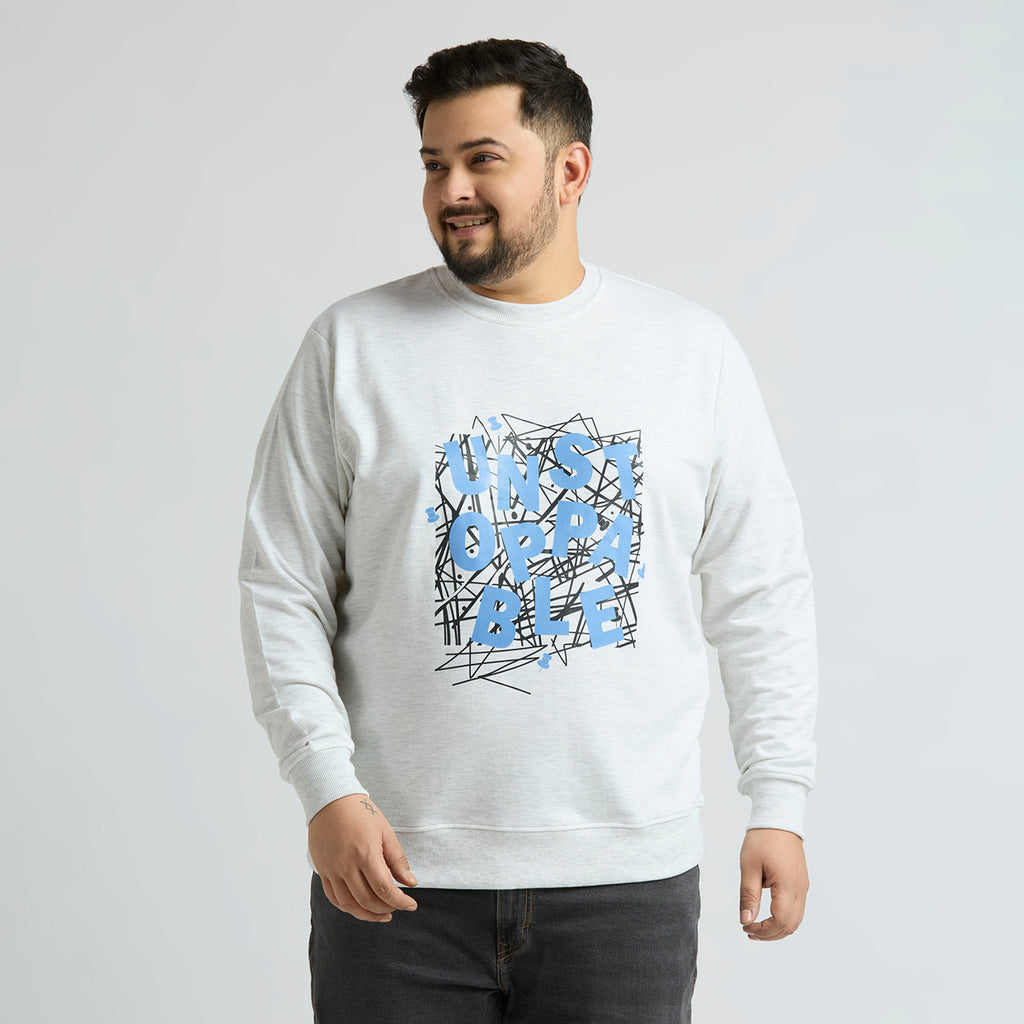 Plus Size Sweatshirt | 4XL - 10XL | Oat Melange