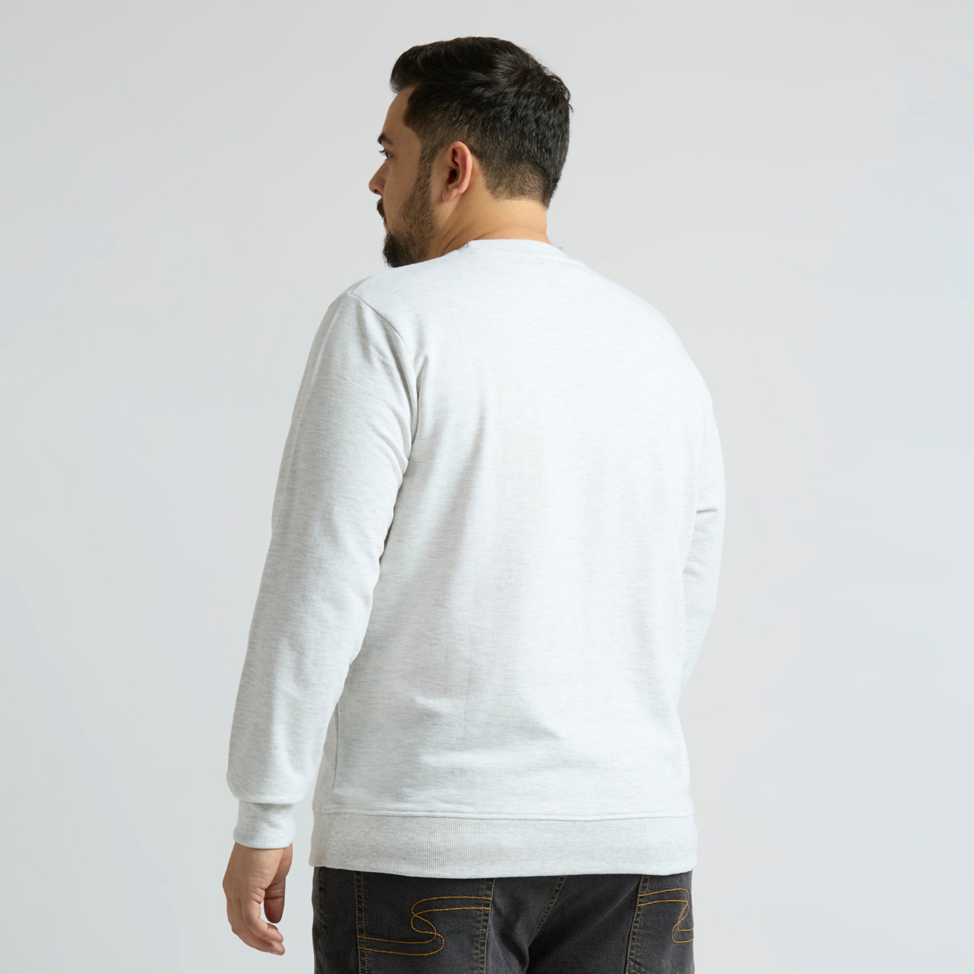 Plus Size Sweatshirt | 4XL - 10XL | Oat Melange