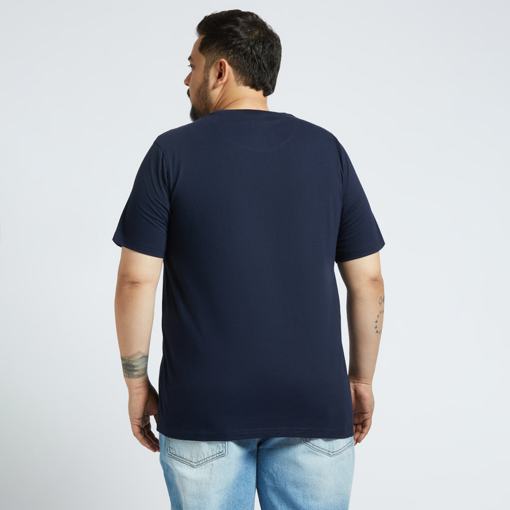 Plus Size Core T-shirt | 4XL - 10XL | 100% Cotton | Navy Blue