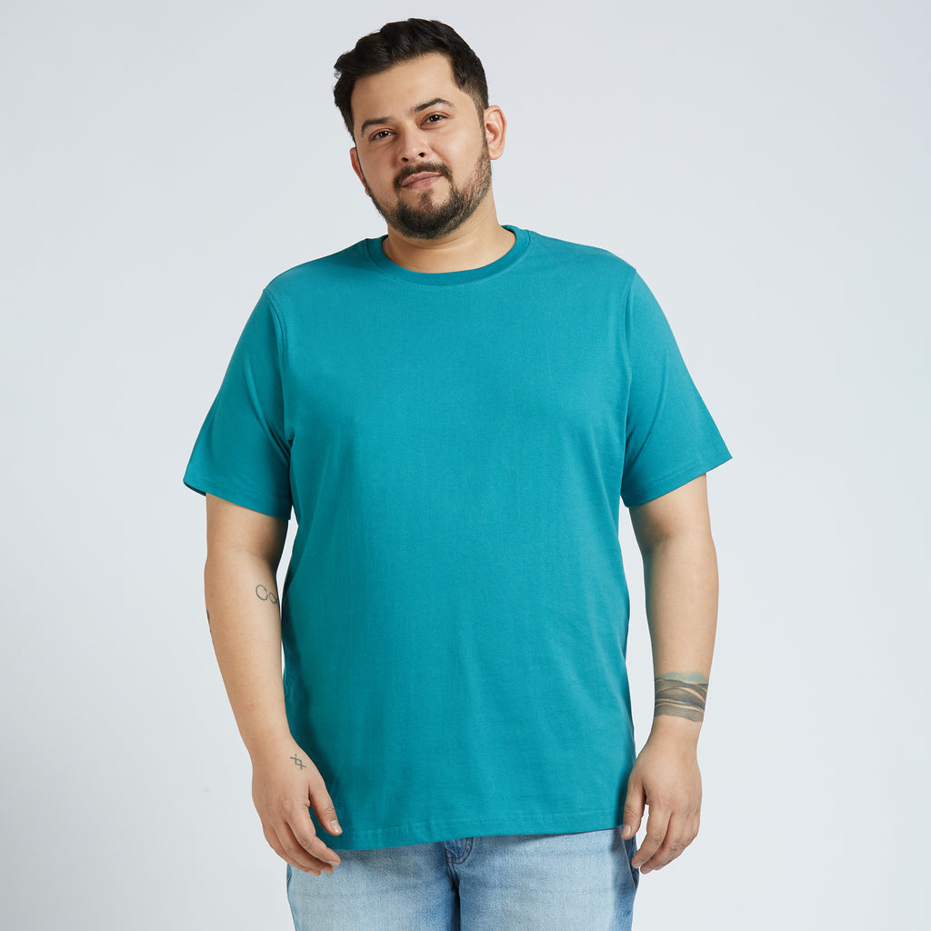 Plus Size Core T-shirt | 4XL - 10XL | 100% Cotton | Teal