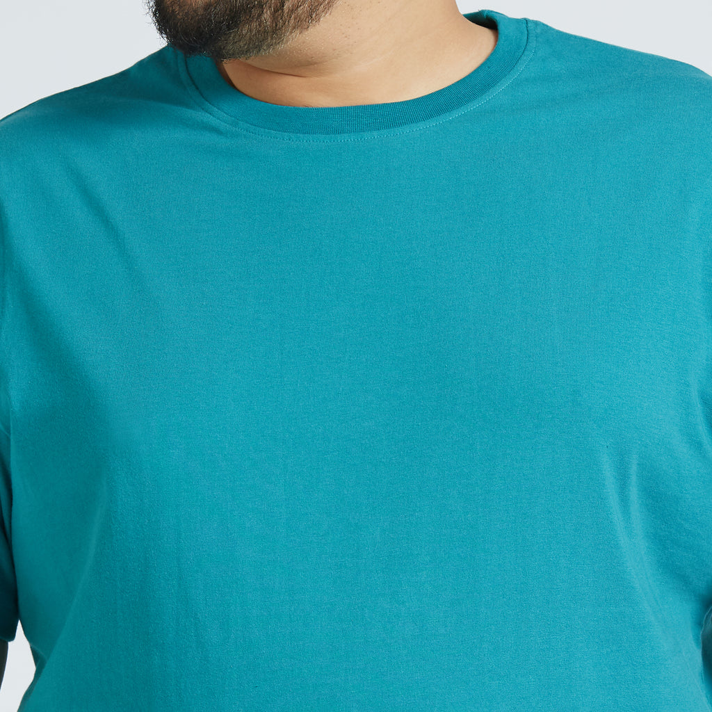 Plus Size Core T-shirt | 4XL - 10XL | 100% Cotton | Teal