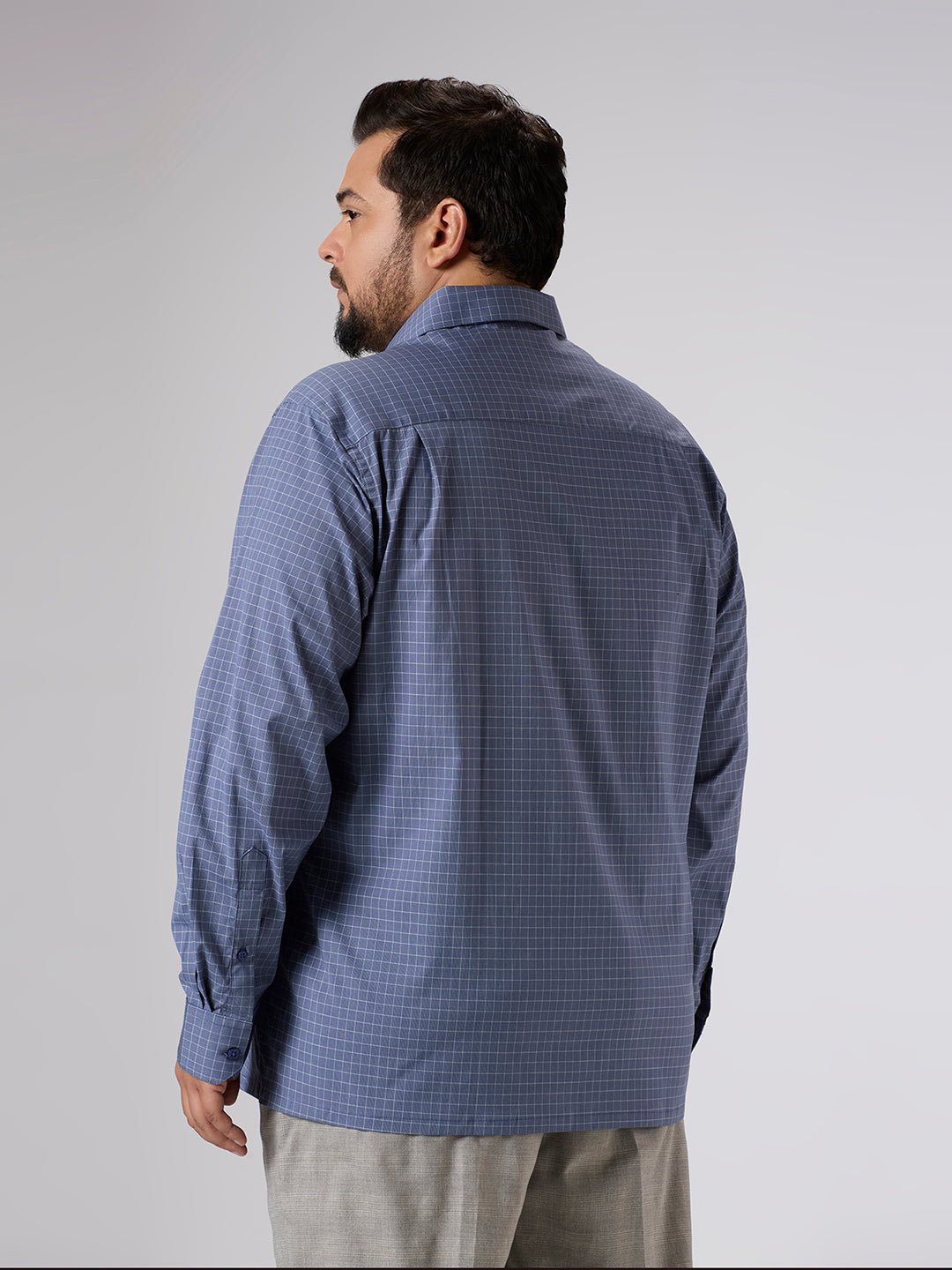 Plus Size Formal Shirt | 4XL - 10XL | Navy