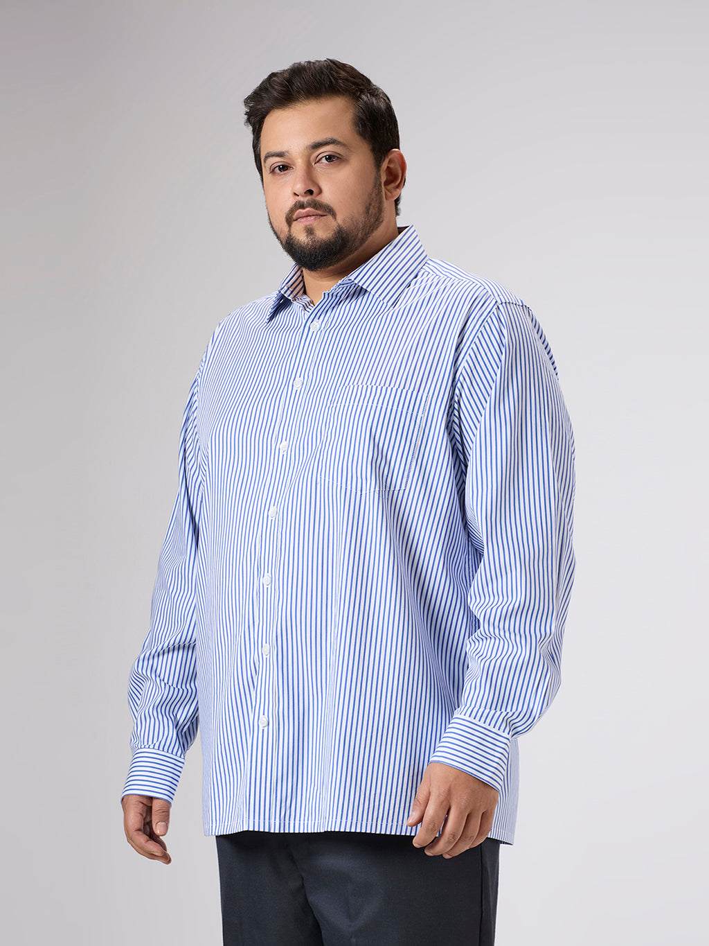 Plus Size Formal Shirt | 4XL - 10XL | Blue