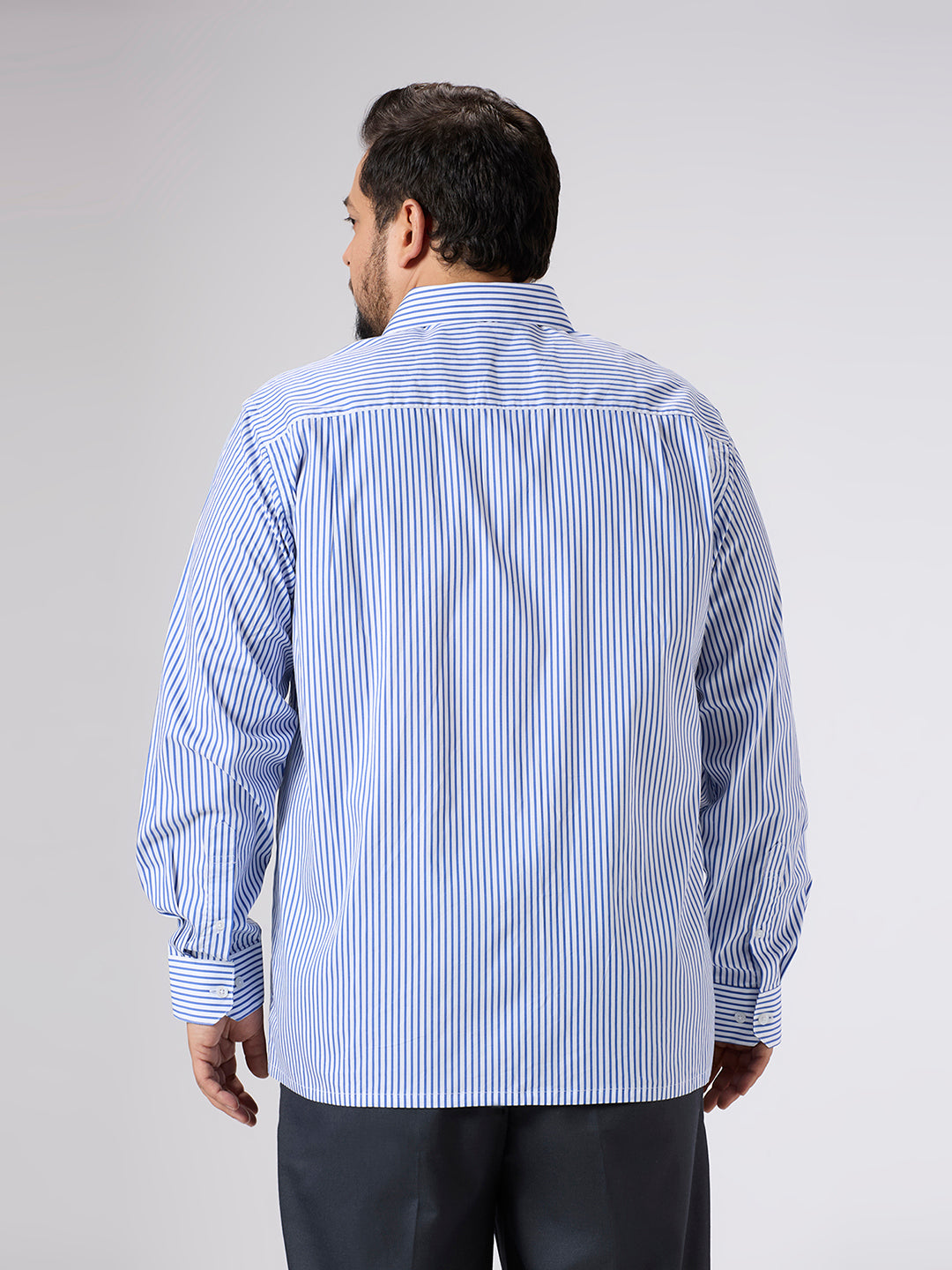 Plus Size Formal Shirt | 4XL - 10XL | Blue