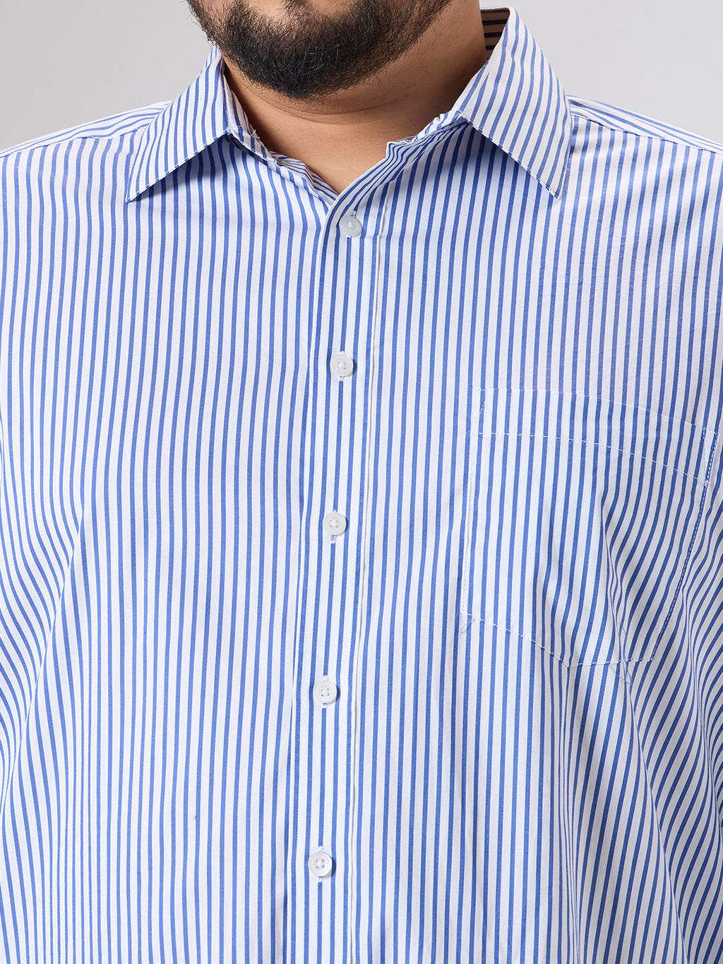 Plus Size Formal Shirt | 4XL - 10XL | Blue