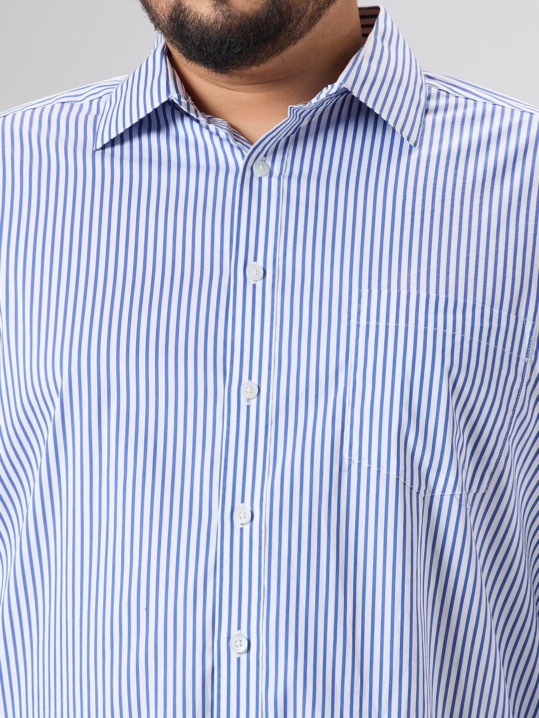 Plus Size Formal Shirt | 4XL - 10XL | Blue