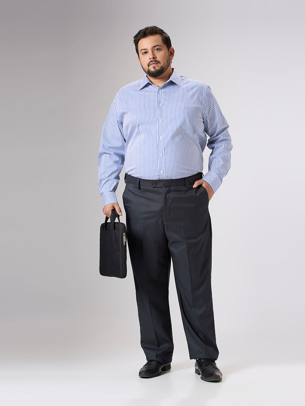 Plus Size Formal Shirt | 4XL - 10XL | Blue
