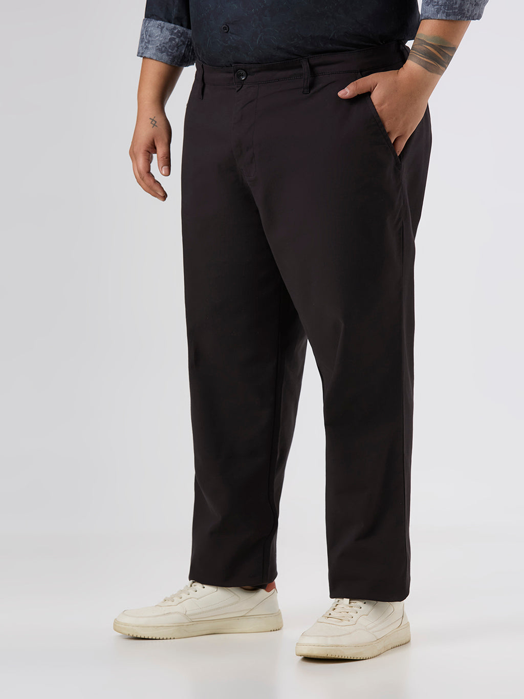 Plus Size Chino | Black