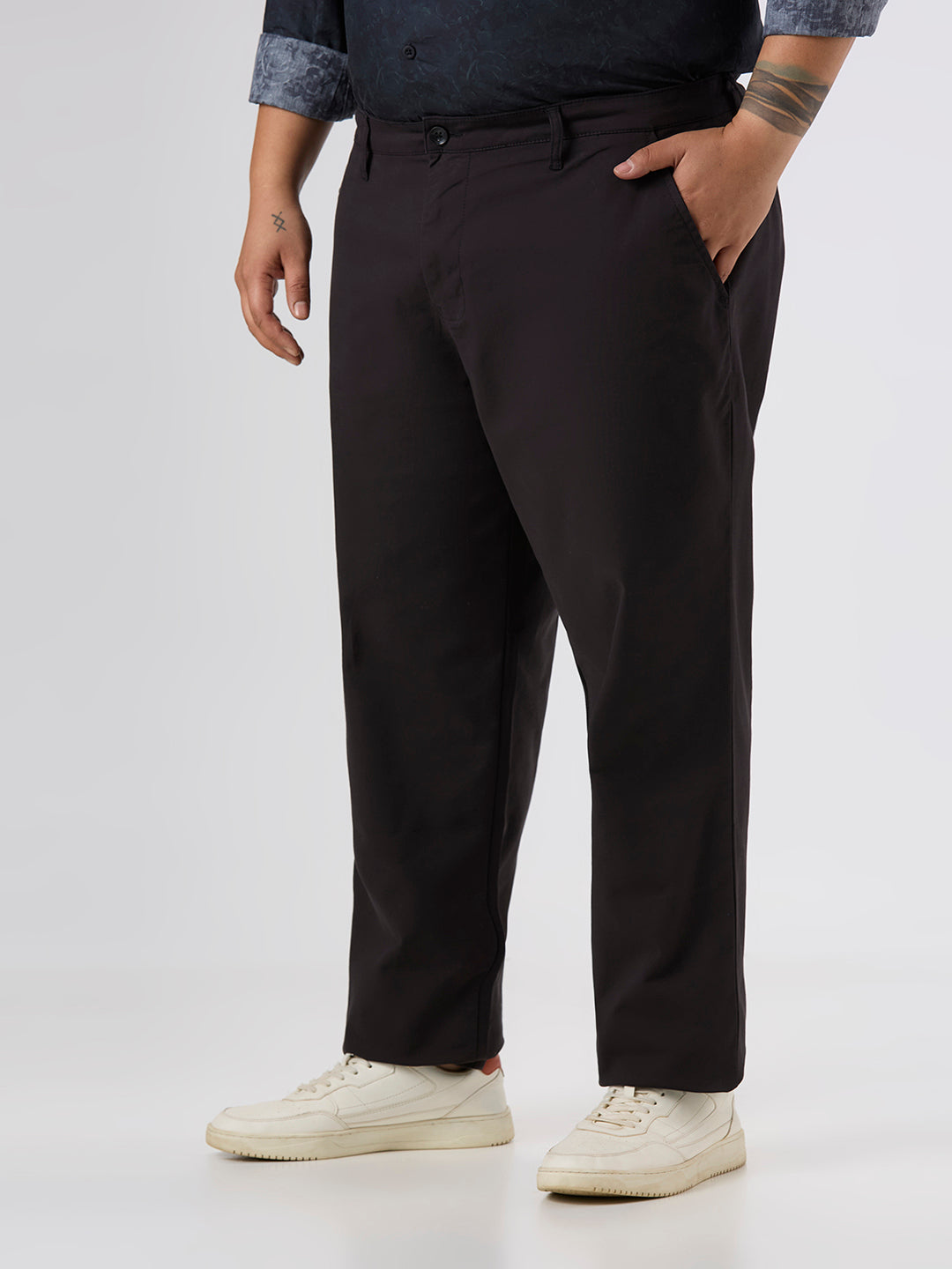 Plus Size Chino | Black