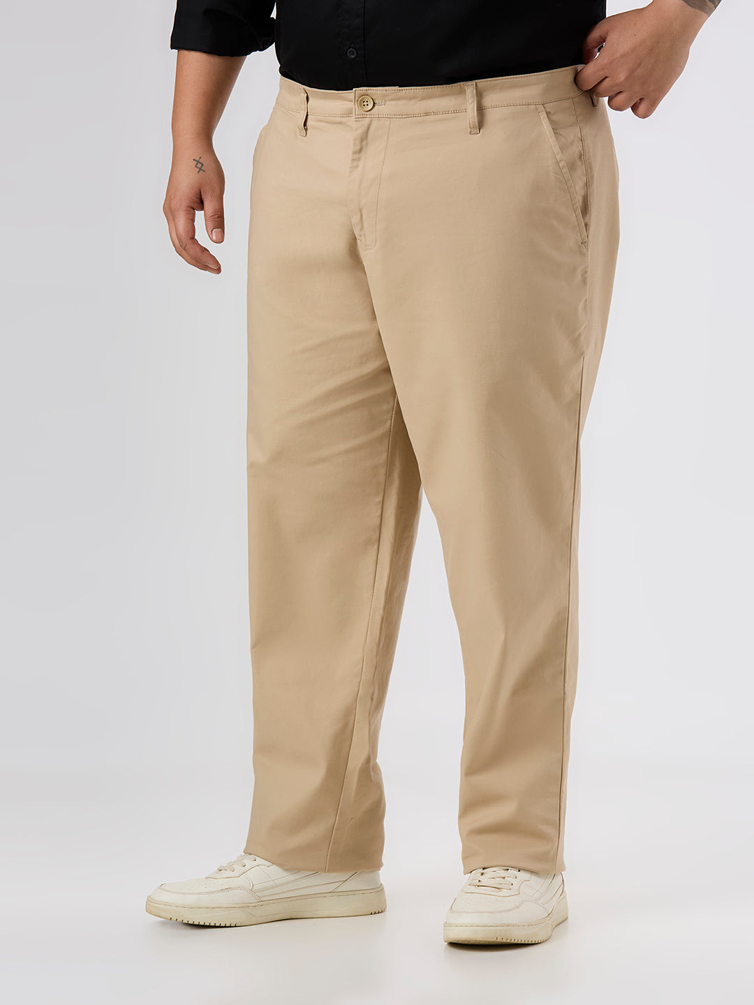 Plus Size Chino | Beige – Sizeupp