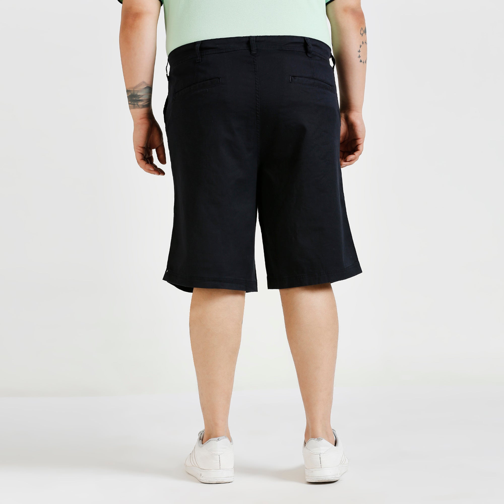 Plus Size Woven Short | Navy