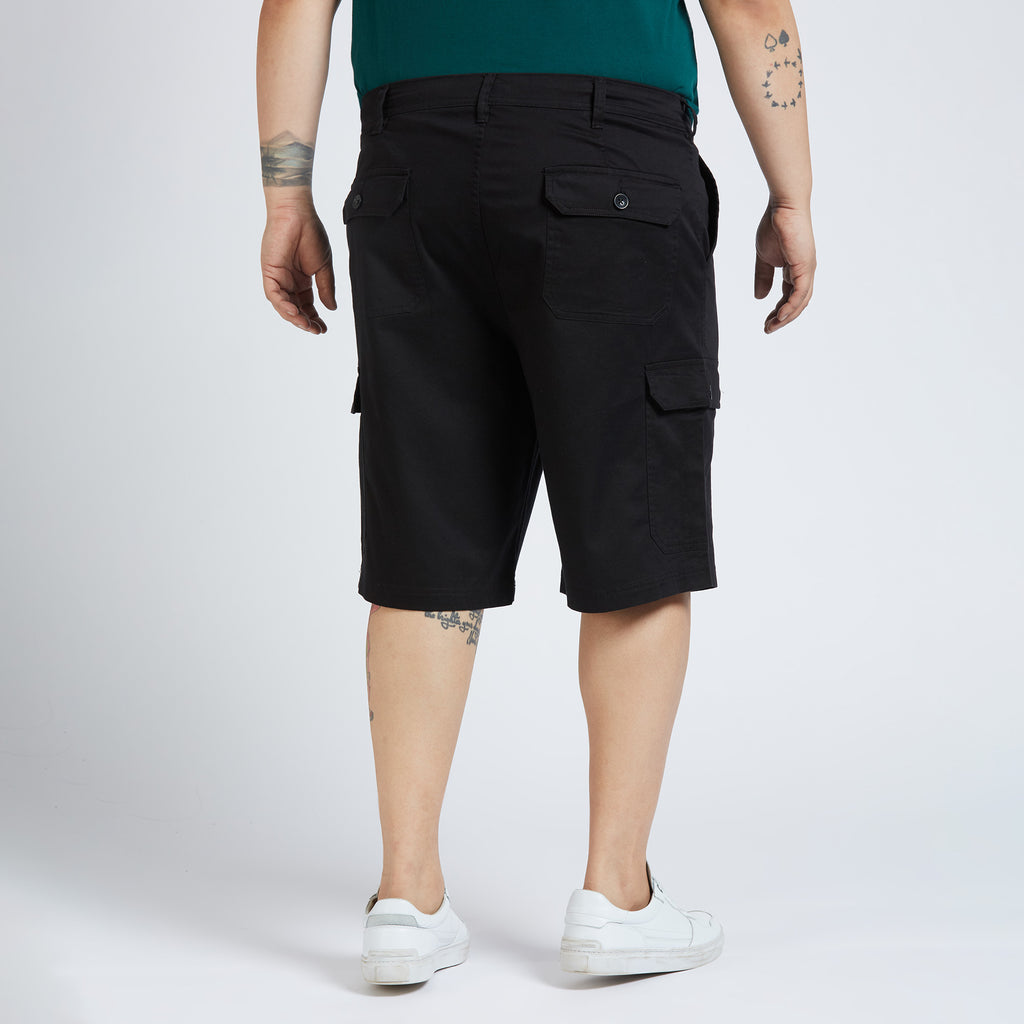 Plus Size Woven Short | Black