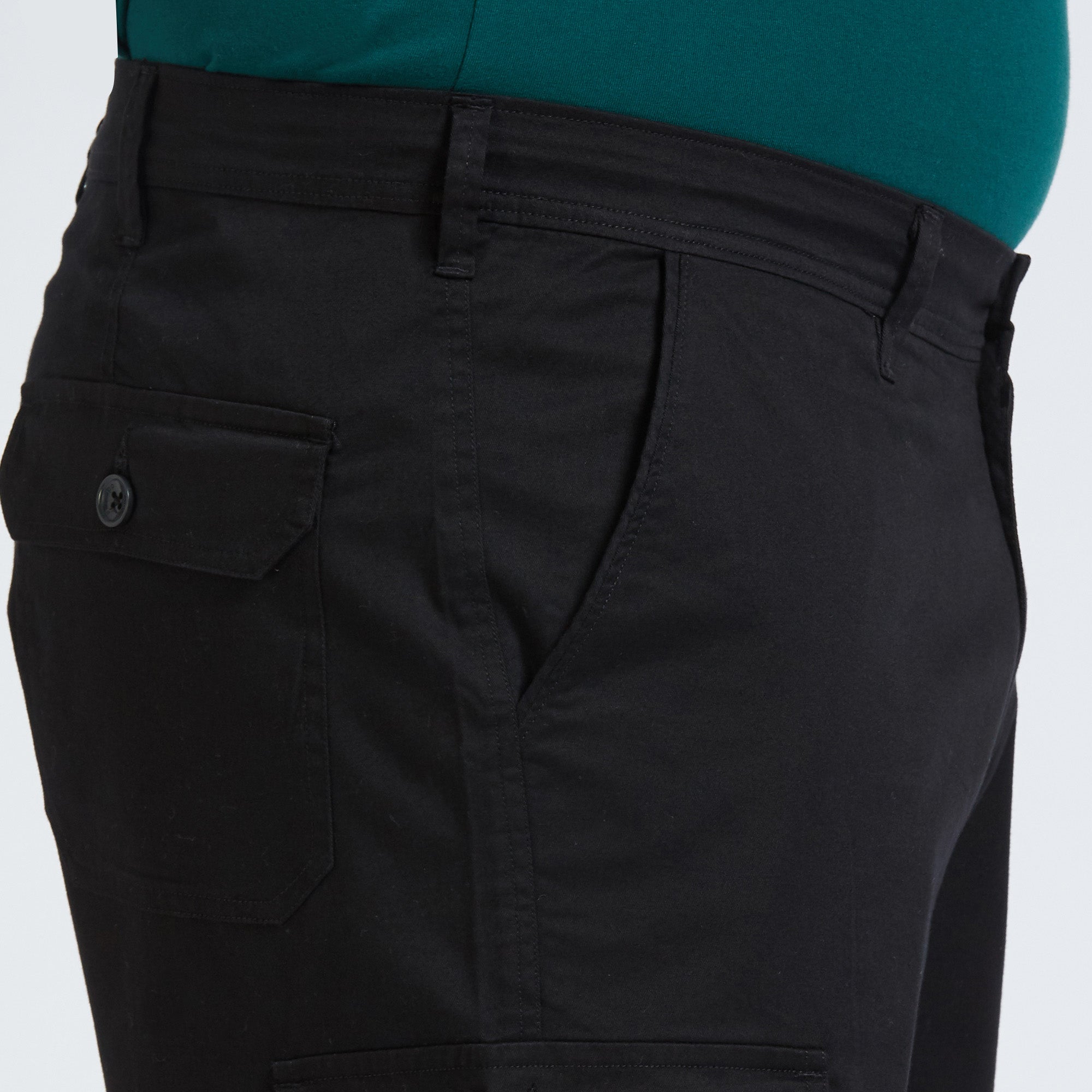 Plus Size Woven Short | Black