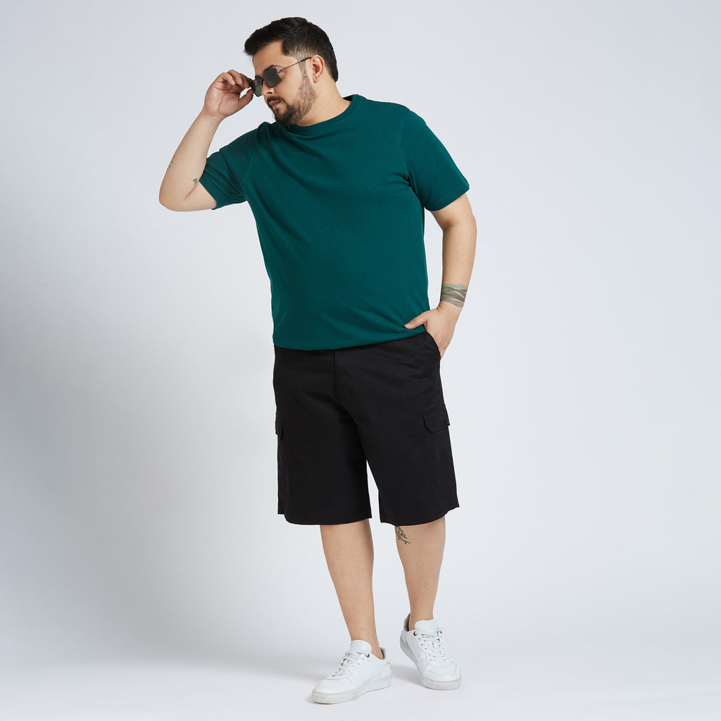 Plus Size Woven Short | Black