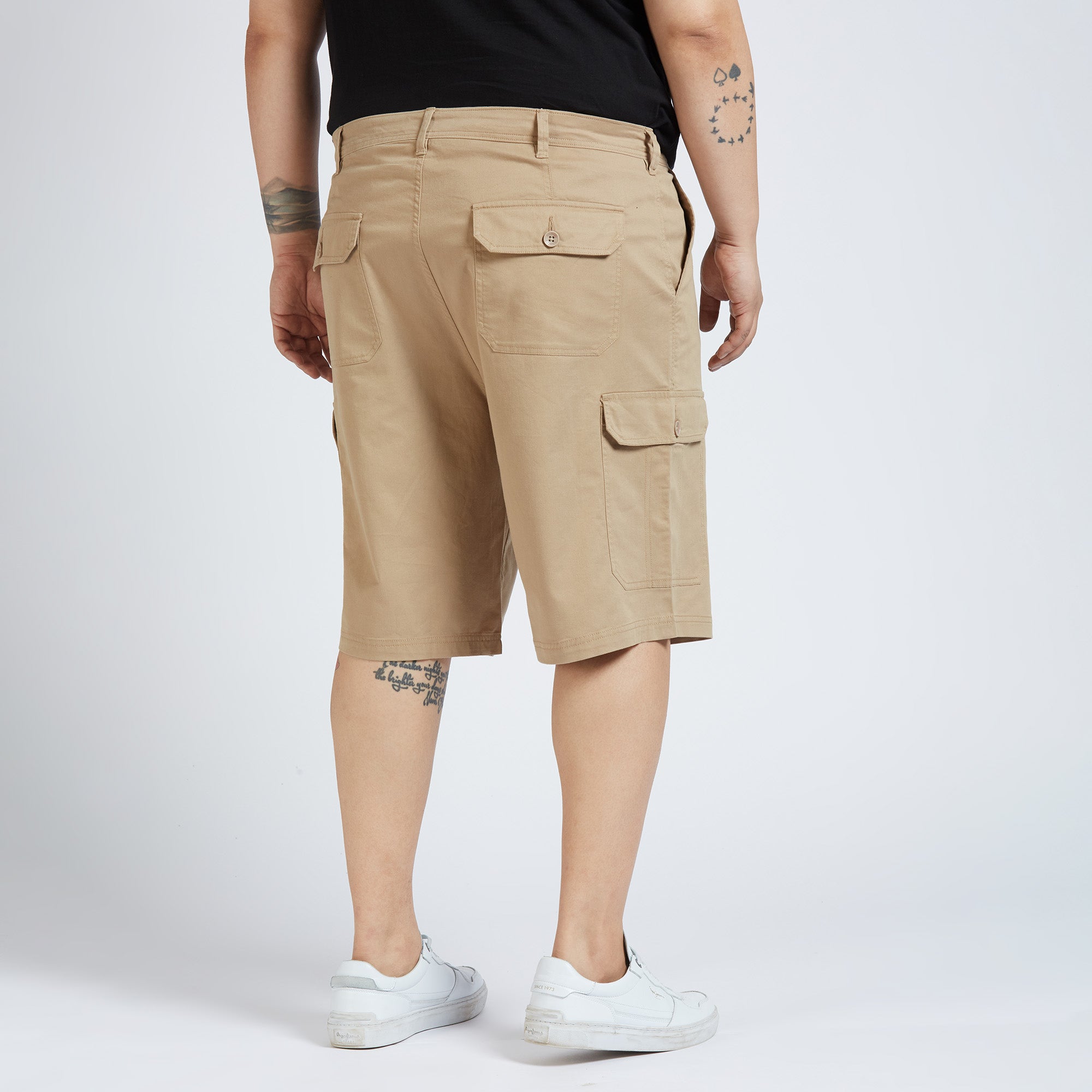 Plus Size Woven Short | Khaki
