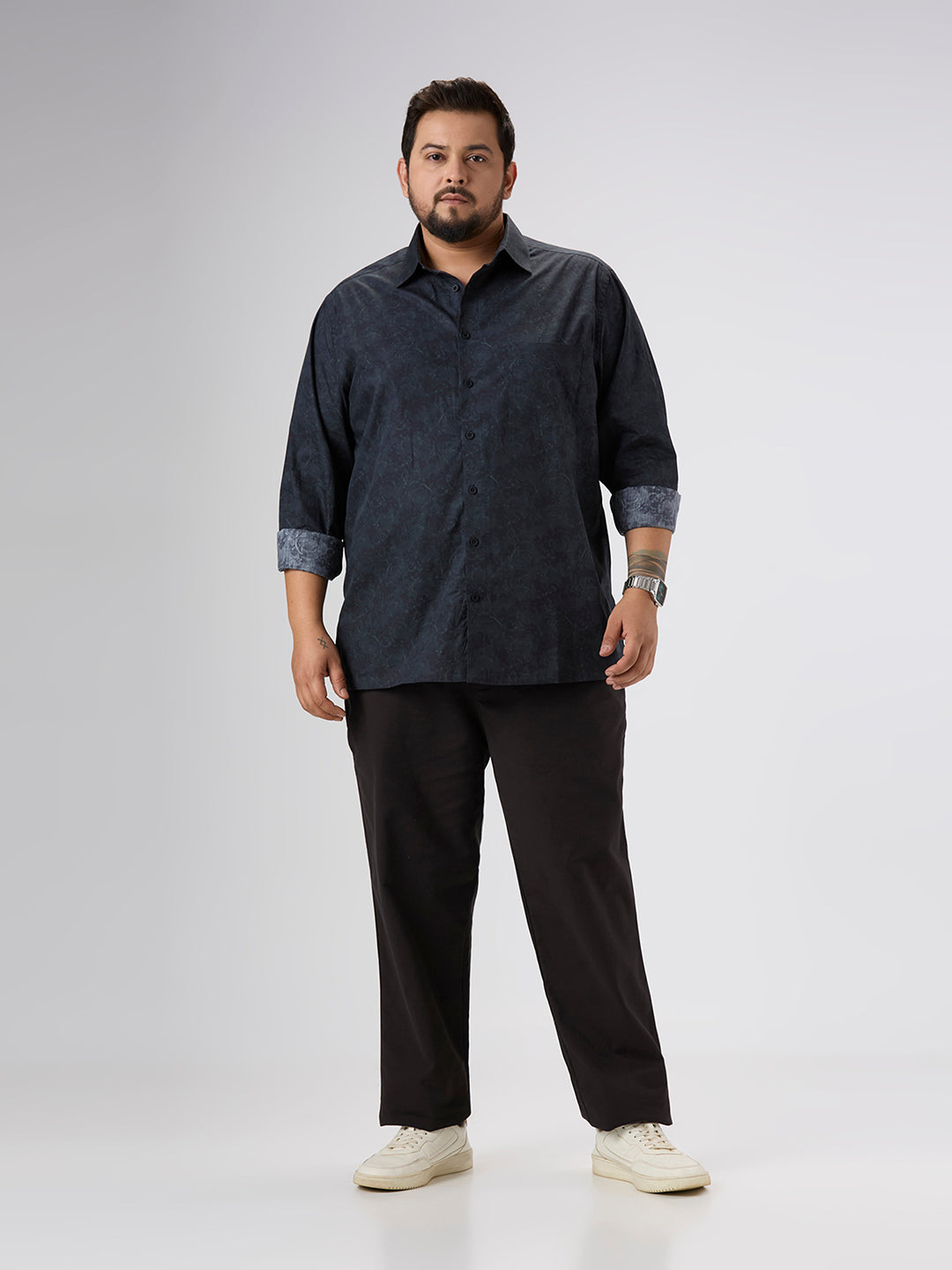 Plus Size Evening Shirt | 4XL - 10XL | Green