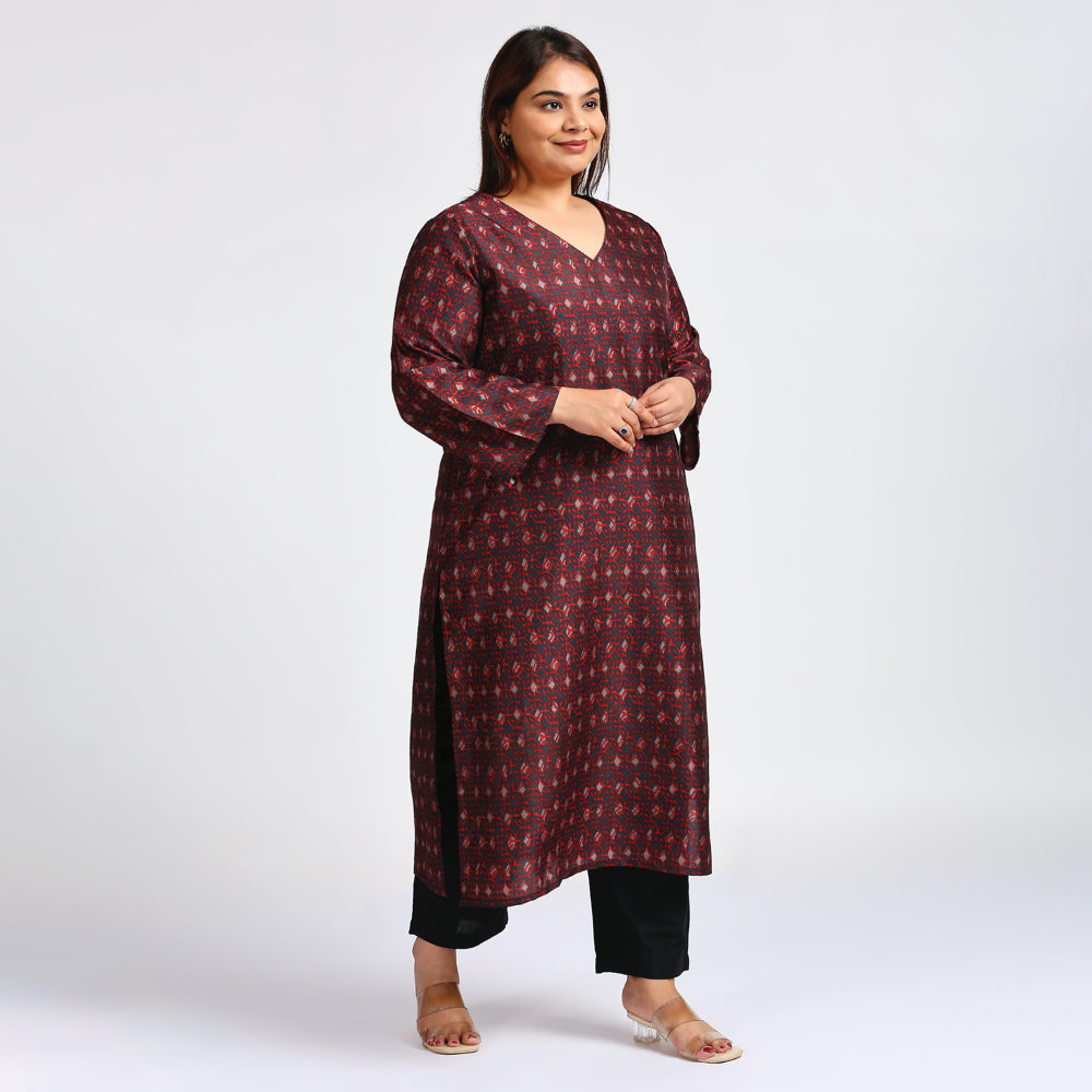 Plus Size Kurta | XL - 7XL | Grey