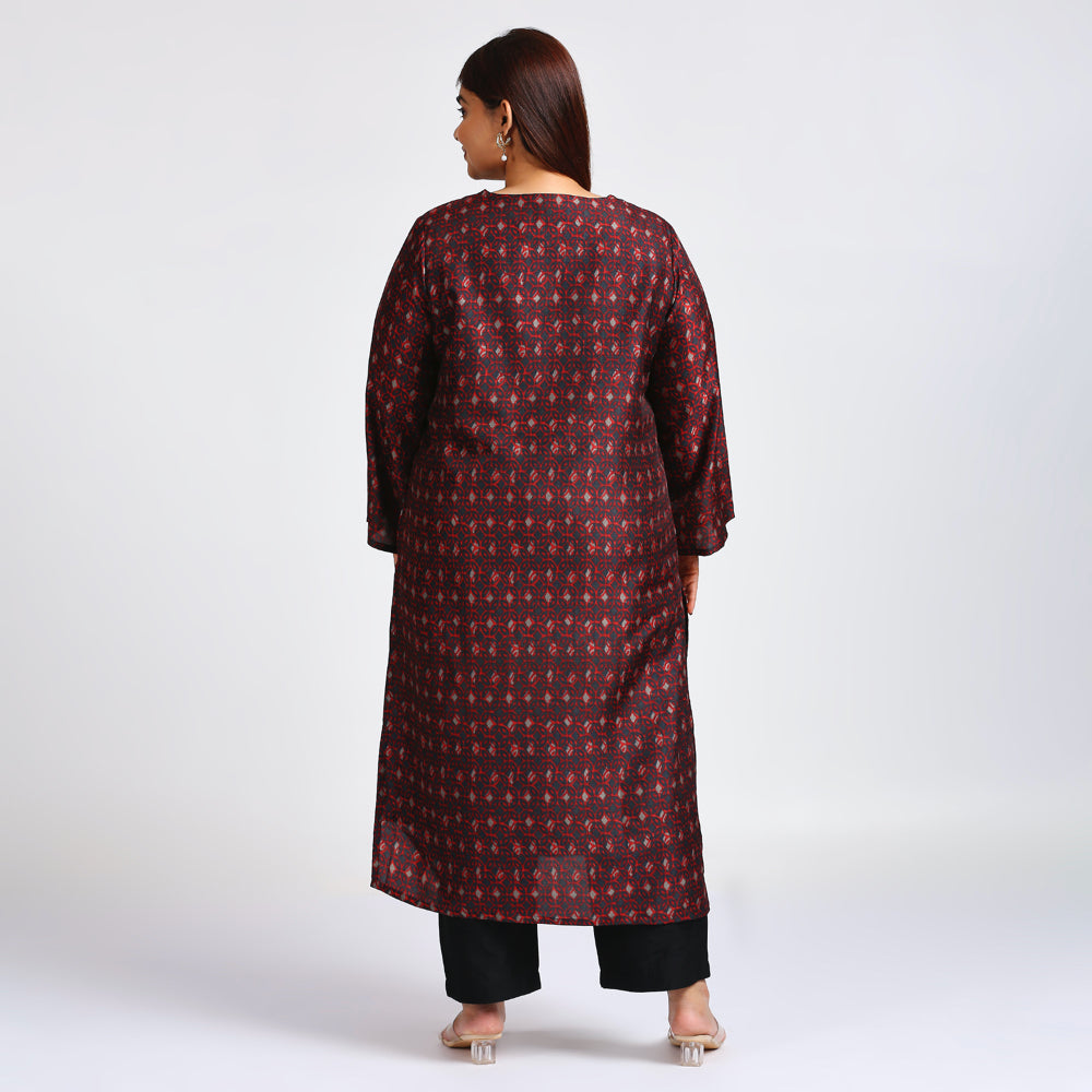 Plus Size Kurta | XL - 7XL | Grey