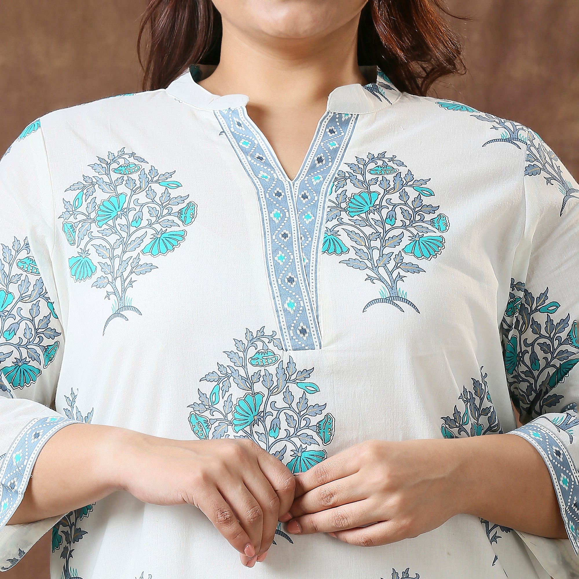 Plus Size Kurta | 2XL - 8XL | 100% Cotton | Green