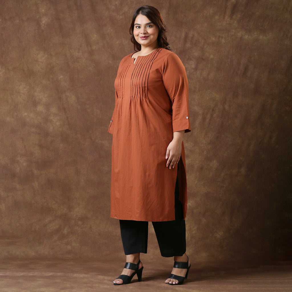 Plus Size Kurta | 2XL - 8XL | 100% Cotton | Gerua