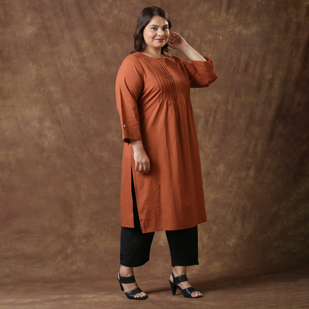 Plus Size Kurta | 2XL - 8XL | 100% Cotton | Gerua